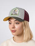 Бейсболка DJINNS арт. HFT Cap DNC Scull (светло-серый / оливковый)